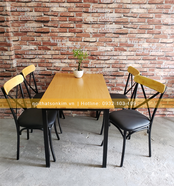 Bàn ghế quán ăn BGA32