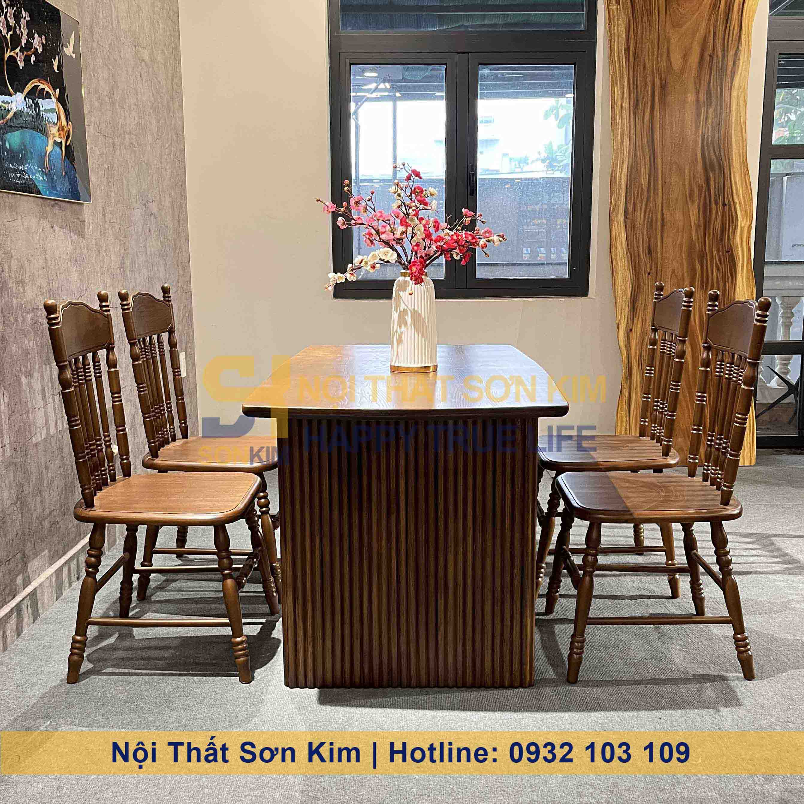 Bàn Rustic Ghế Amish BGC276
