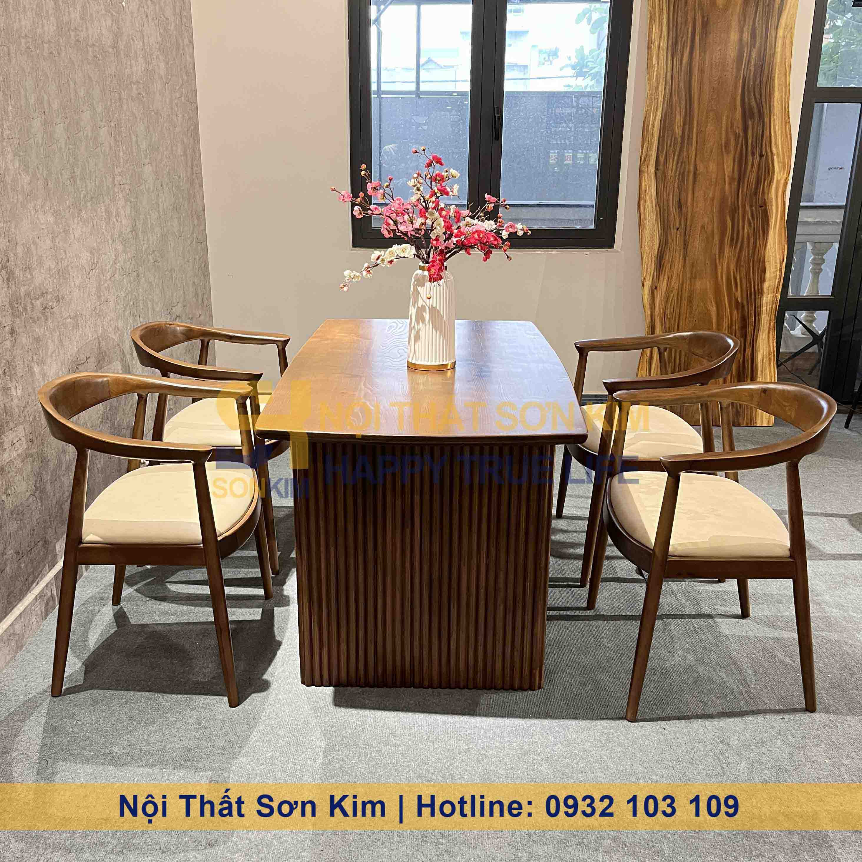 Bàn Rustic Ghế Kenedy BGC277