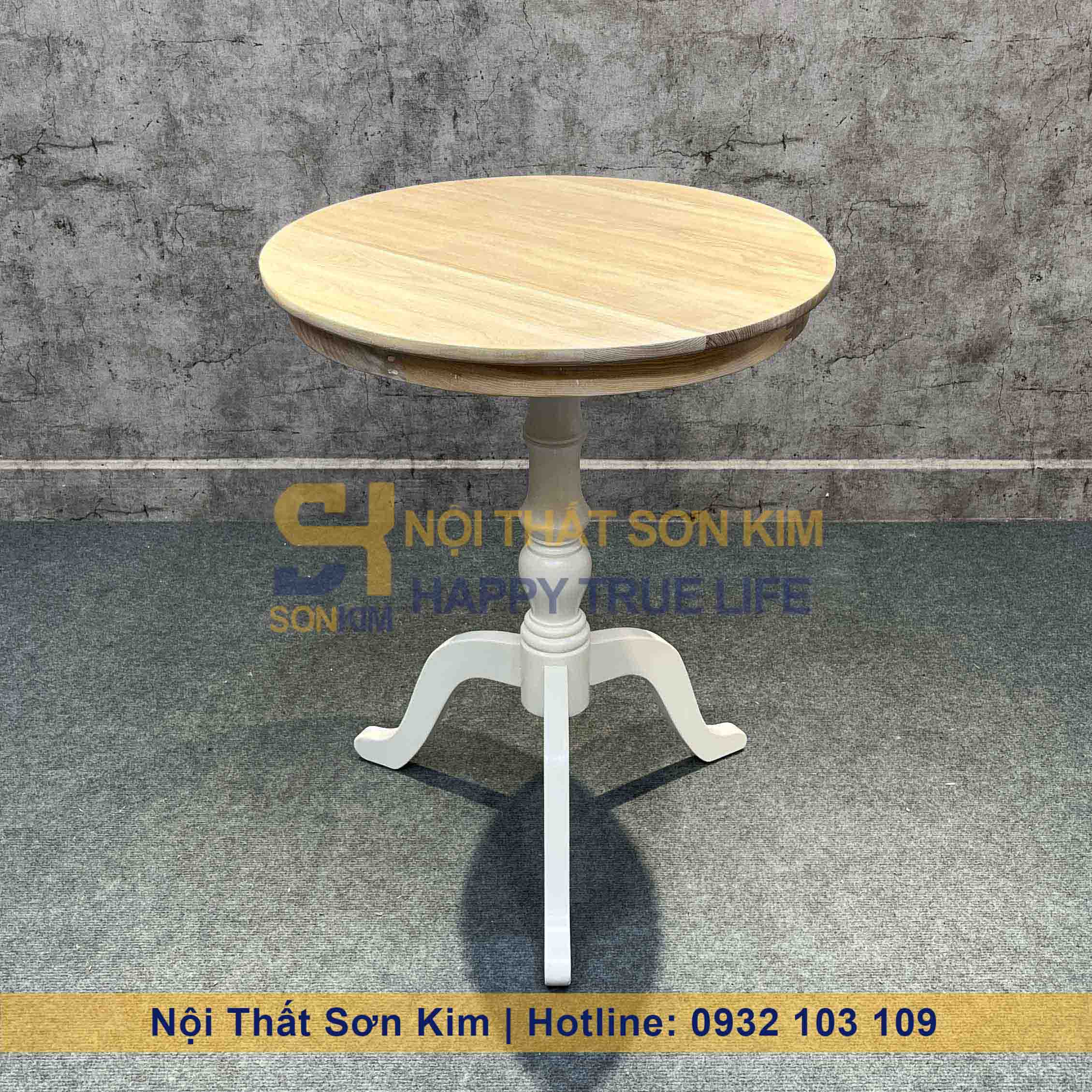 Bàn Sofa Trụ Gỗ BC73
