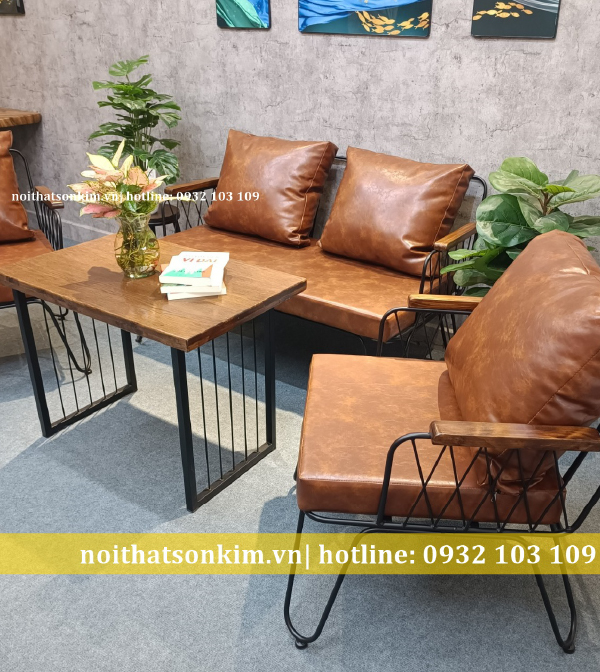 Bàn ghế cafe gỗ BGC162