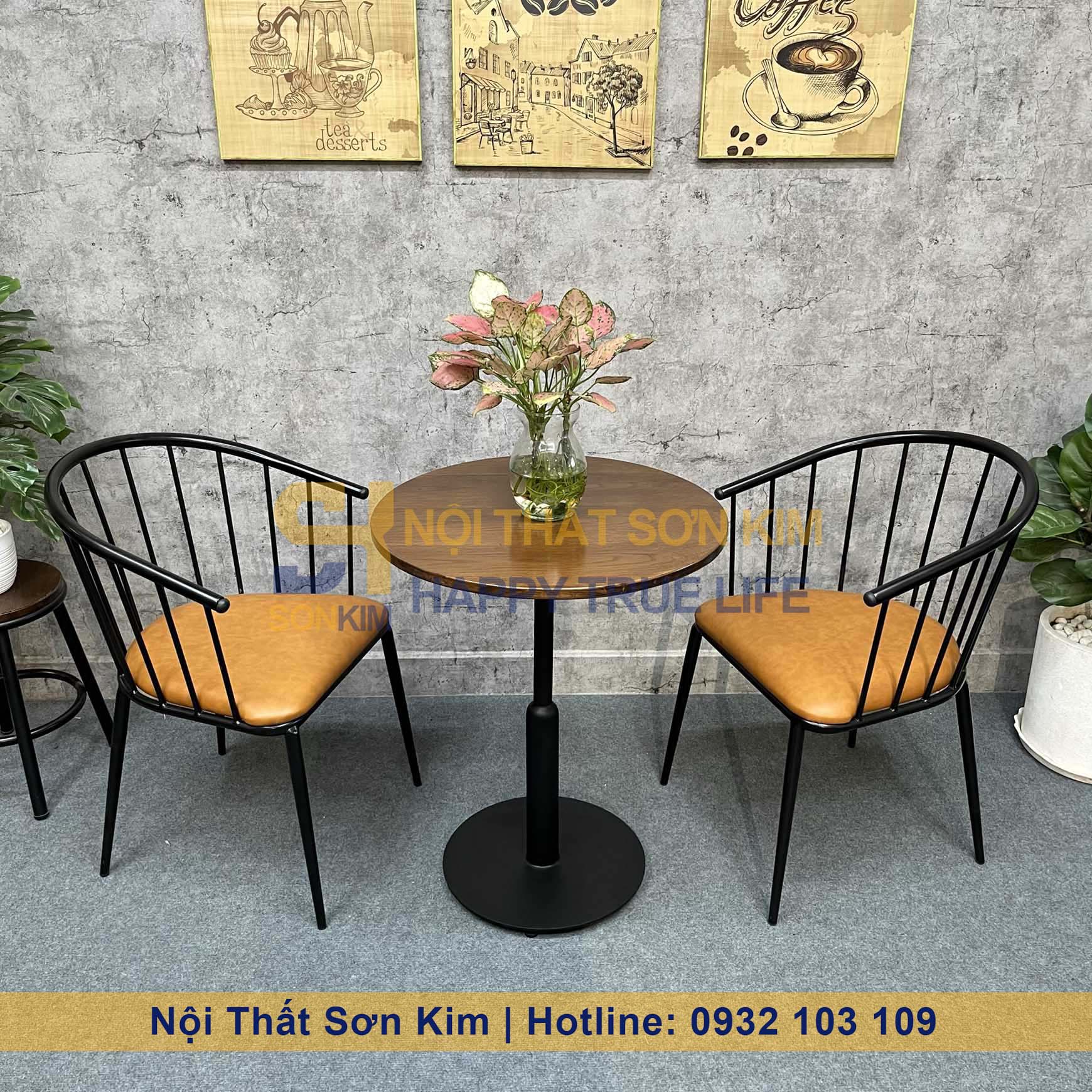 Bộ Bàn Ghế Móng Ngựa BGC239