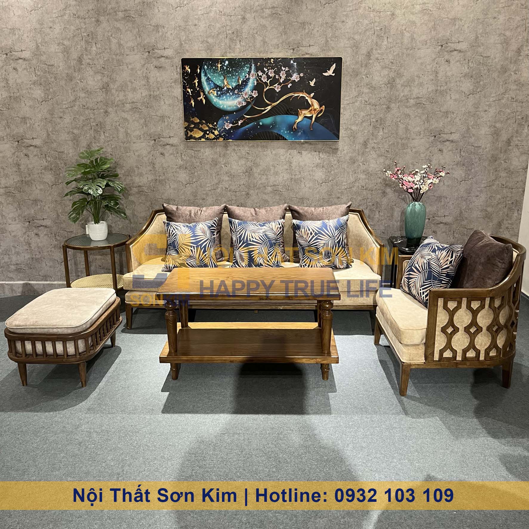 Bộ Sofa Caracole Knees Mới BGC224