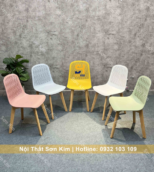 Ghế cafe GC114 mẫu ghế cafe sắt chân gỗ