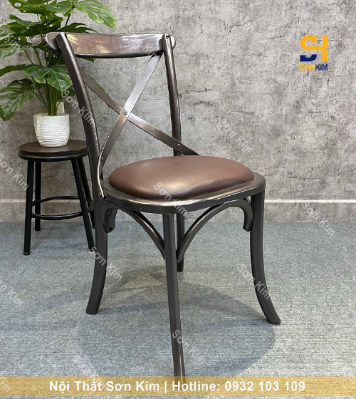 Ghế cafe GC117 mẫu ghế cà phê gỗ phong cách cổ điển