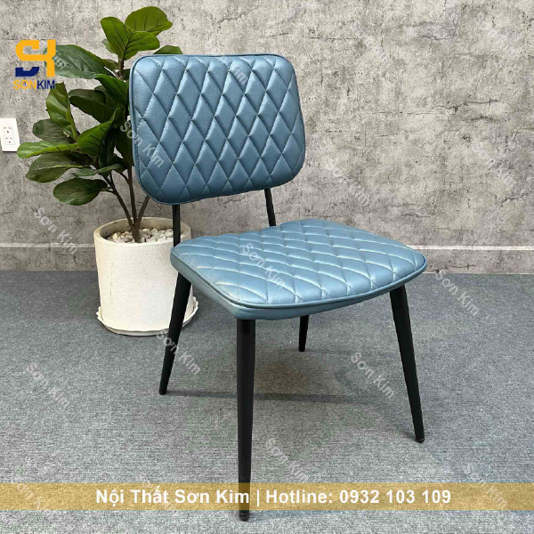 ghế cafe màu xanh ngọc