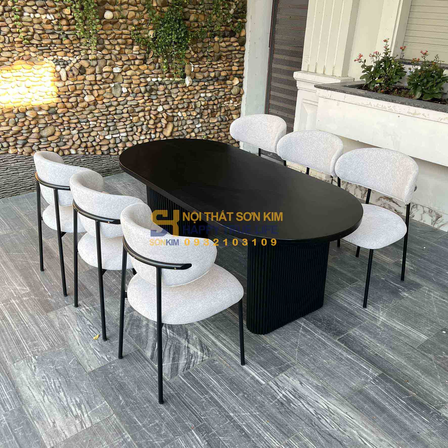 Bộ Bàn Ghế Ăn Gia Đình Phong Cách Hiện Đại BGC345