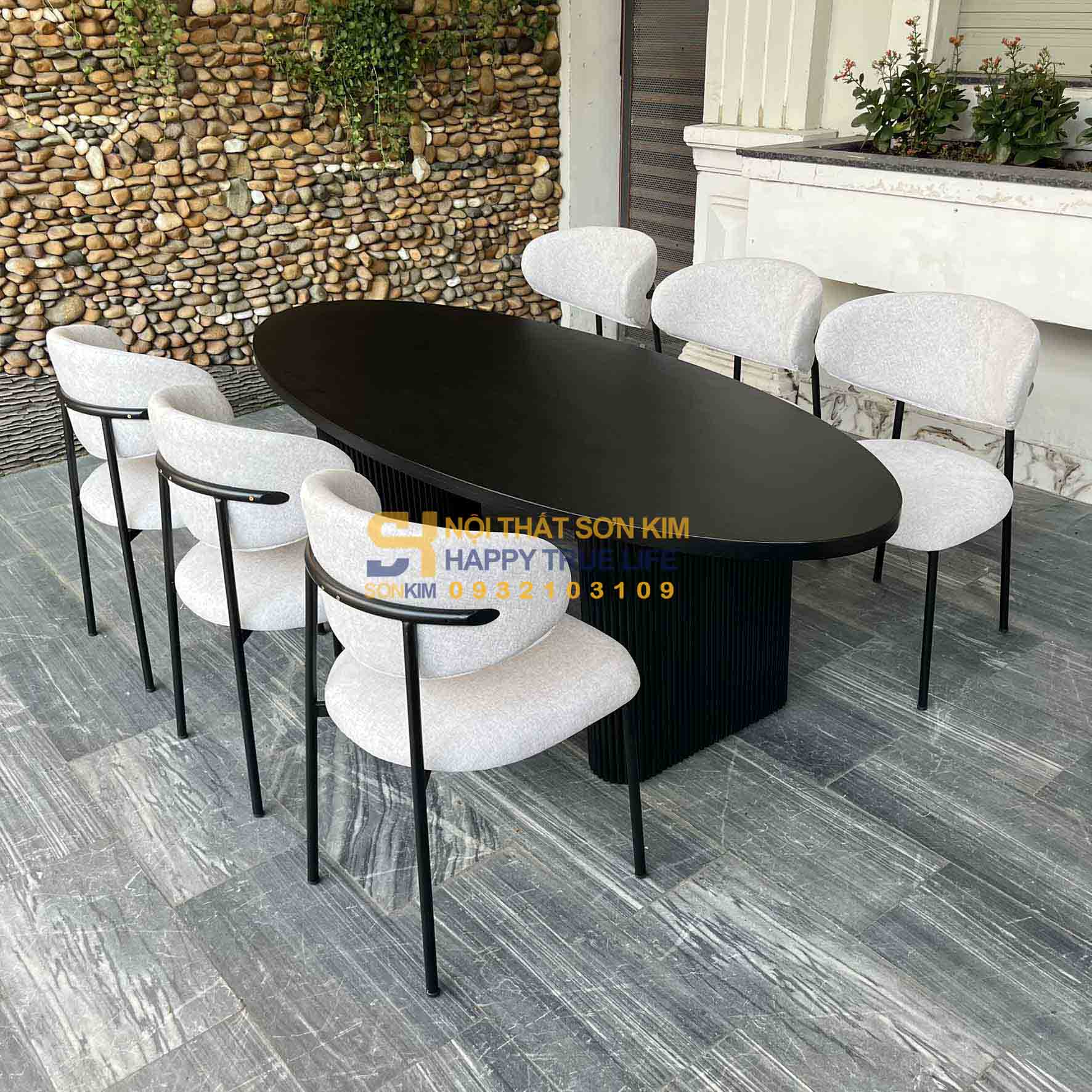 Bộ Bàn Ghế Ăn Gia Đình Phong Cách Hiện Đại BGC347