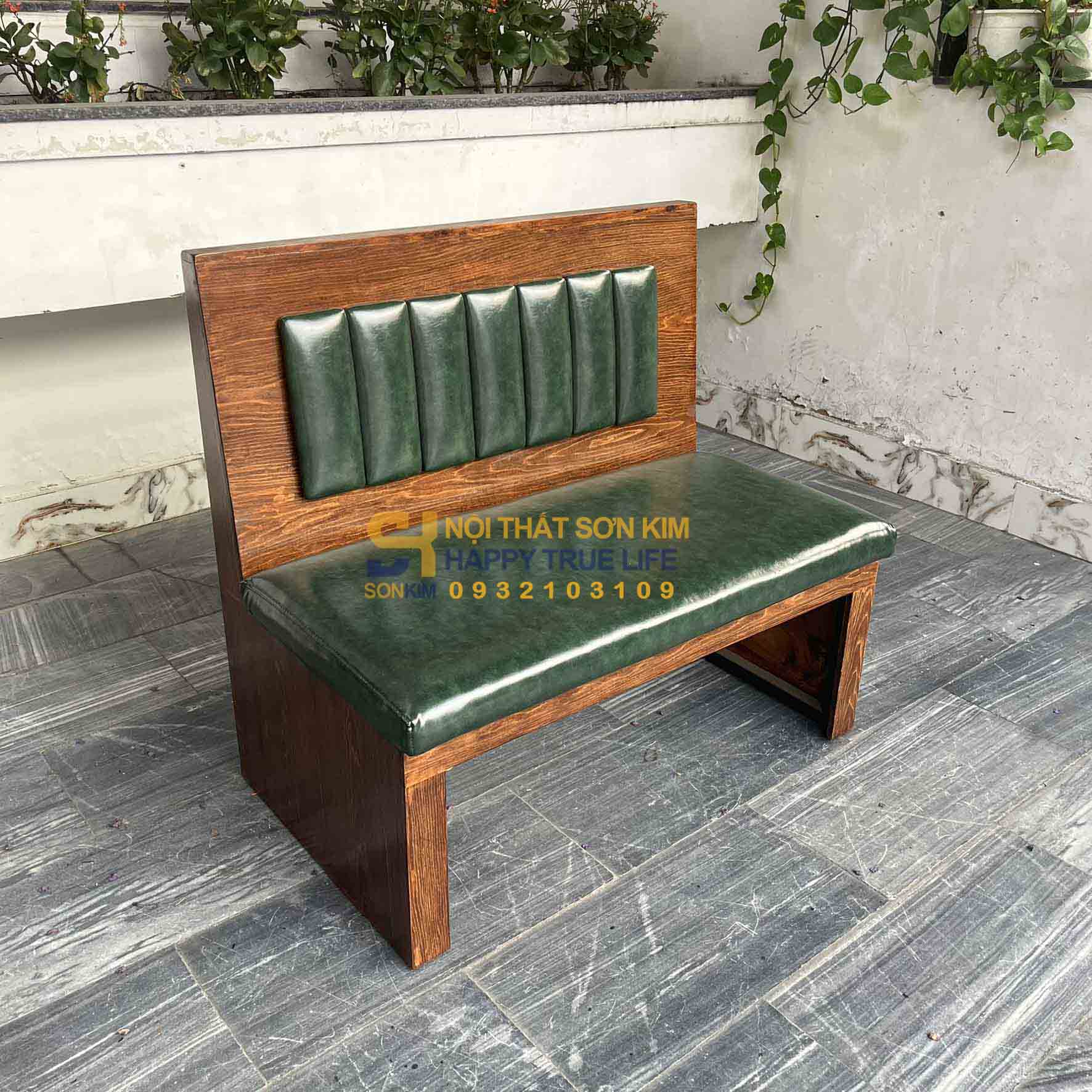 Ghế Sofa Băng Gỗ Ốp Tường GC200