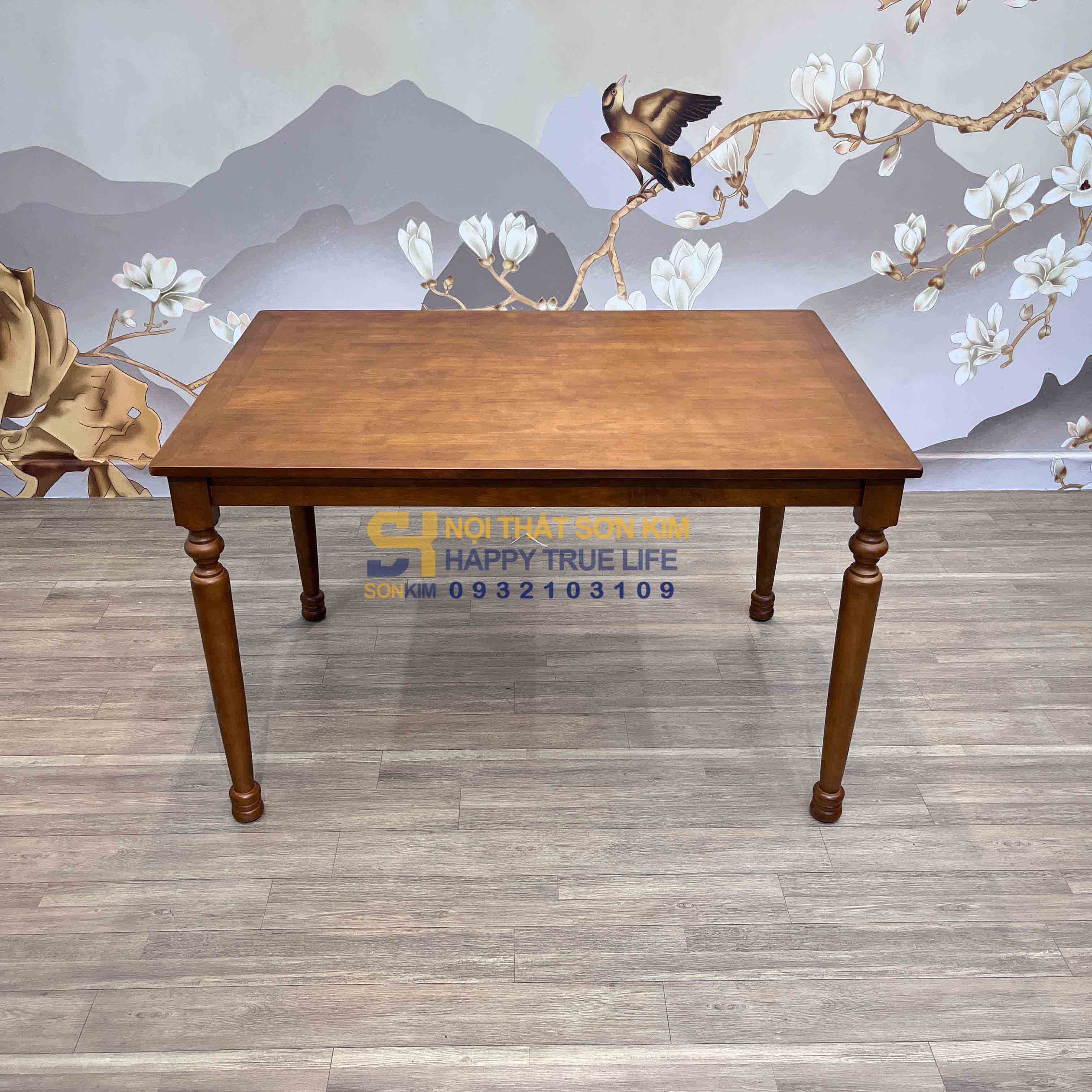 Bàn ăn Louis Gỗ Cao Su BC87