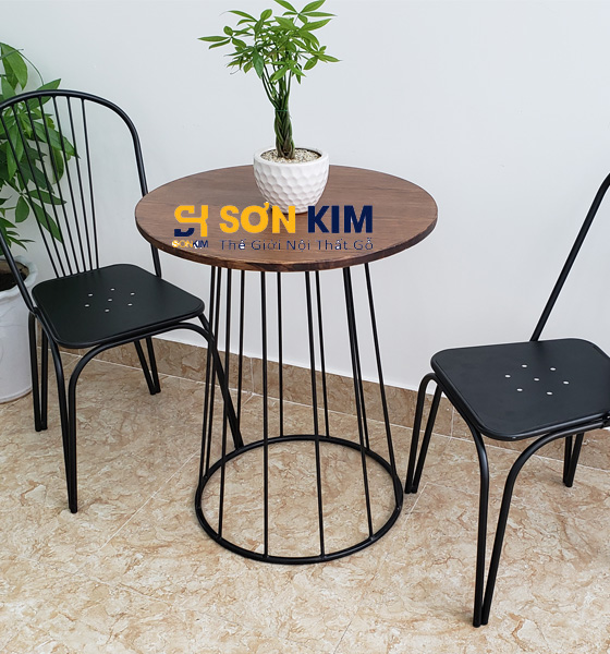 Bàn Ghế Cafe Sắt BGC95