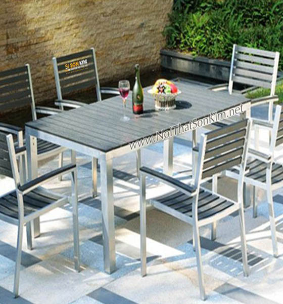 Mẫu bàn ghế nhà hàng nhập khẩu BNH10