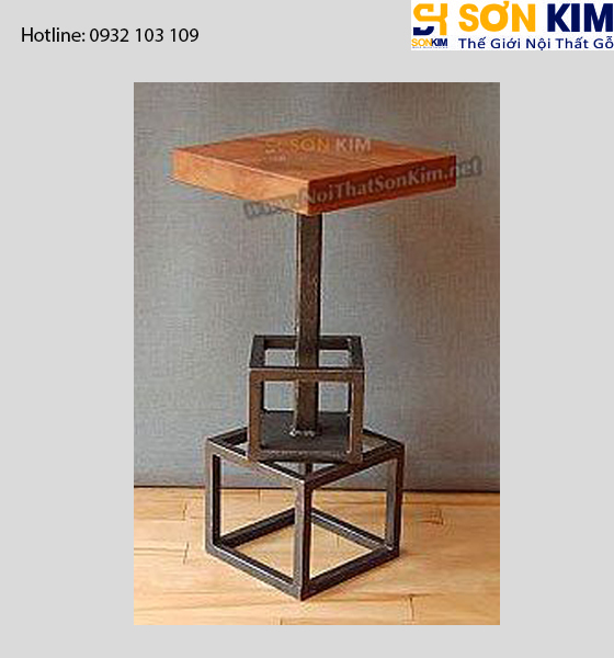 Ghế Cafe Chân Sắt GC21