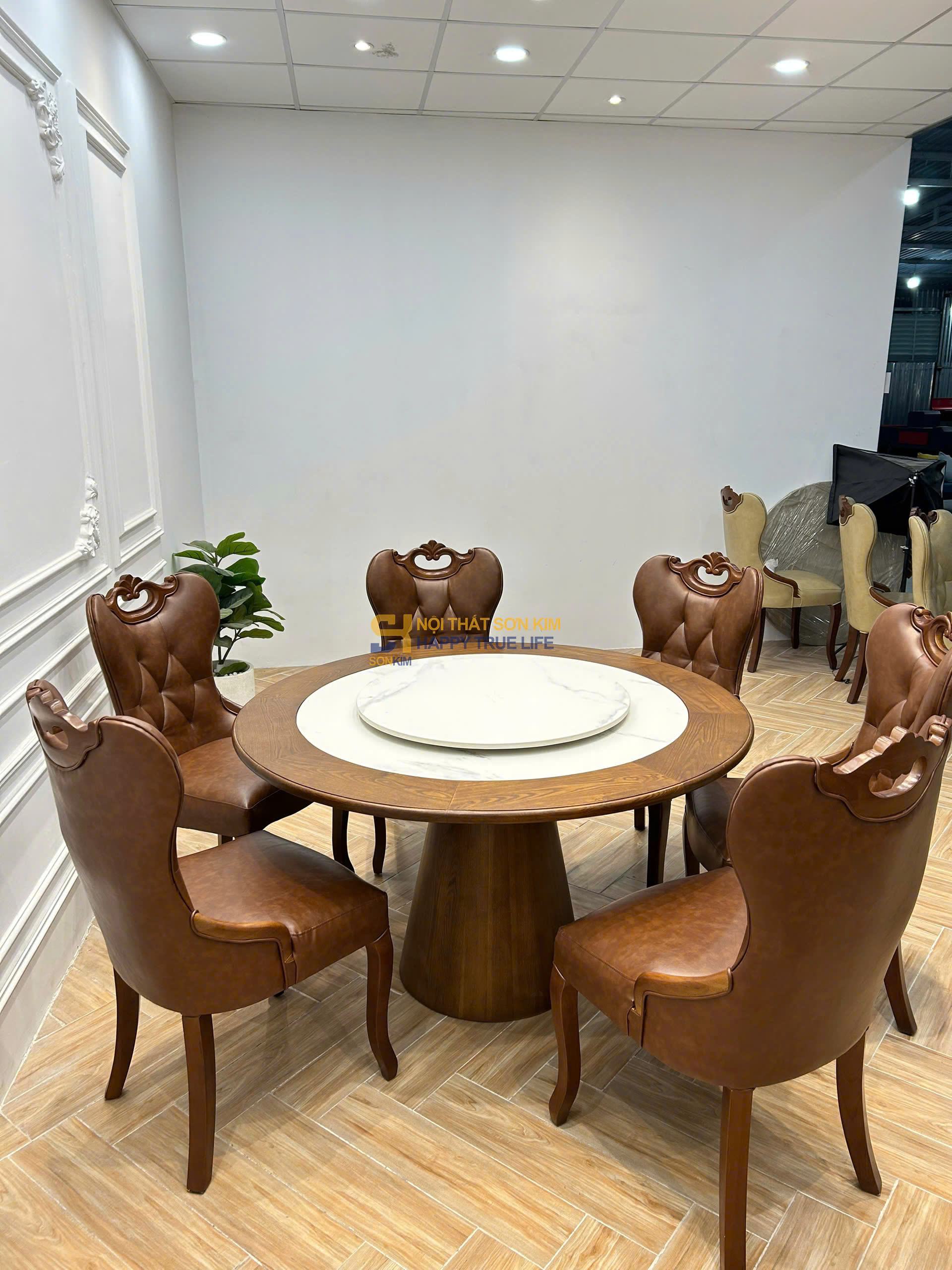 Bàn Mặt Đá Ghế SOHO Sang Trọng BGA146